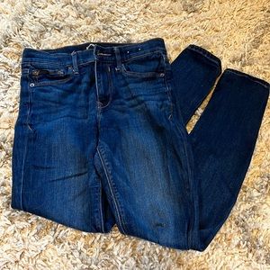 Express Mid Rise Legging Jeans 4R